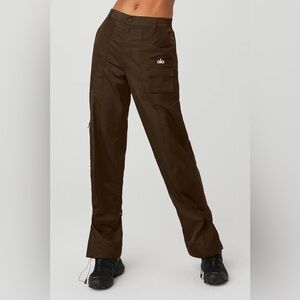 ALO Yoga Women's Dark Brown Track Pants